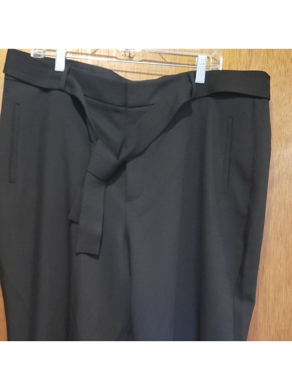 Nine West Black Trousers With Thick Belt